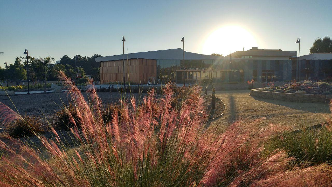 Sunrise view of Applied Science Center